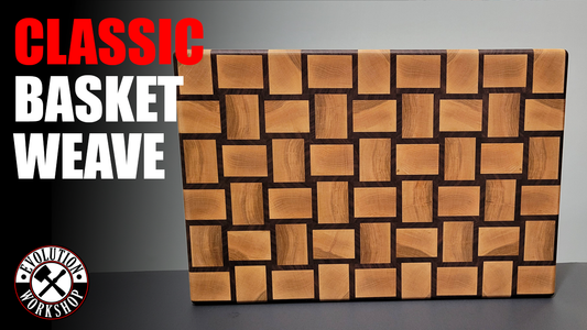 How I Build The Basic Basket Weave Cutting Board