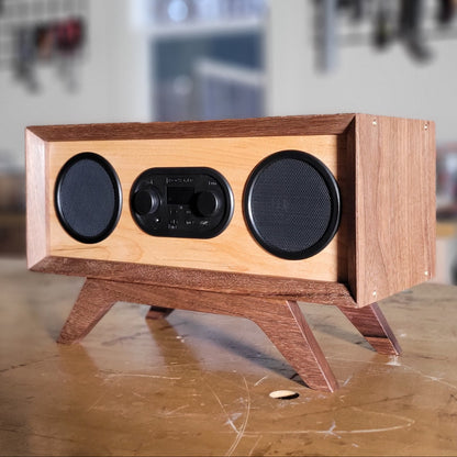 Mini Mid-Century Modern Console Stereo